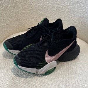Nike Black and Pink Athletic Shoes